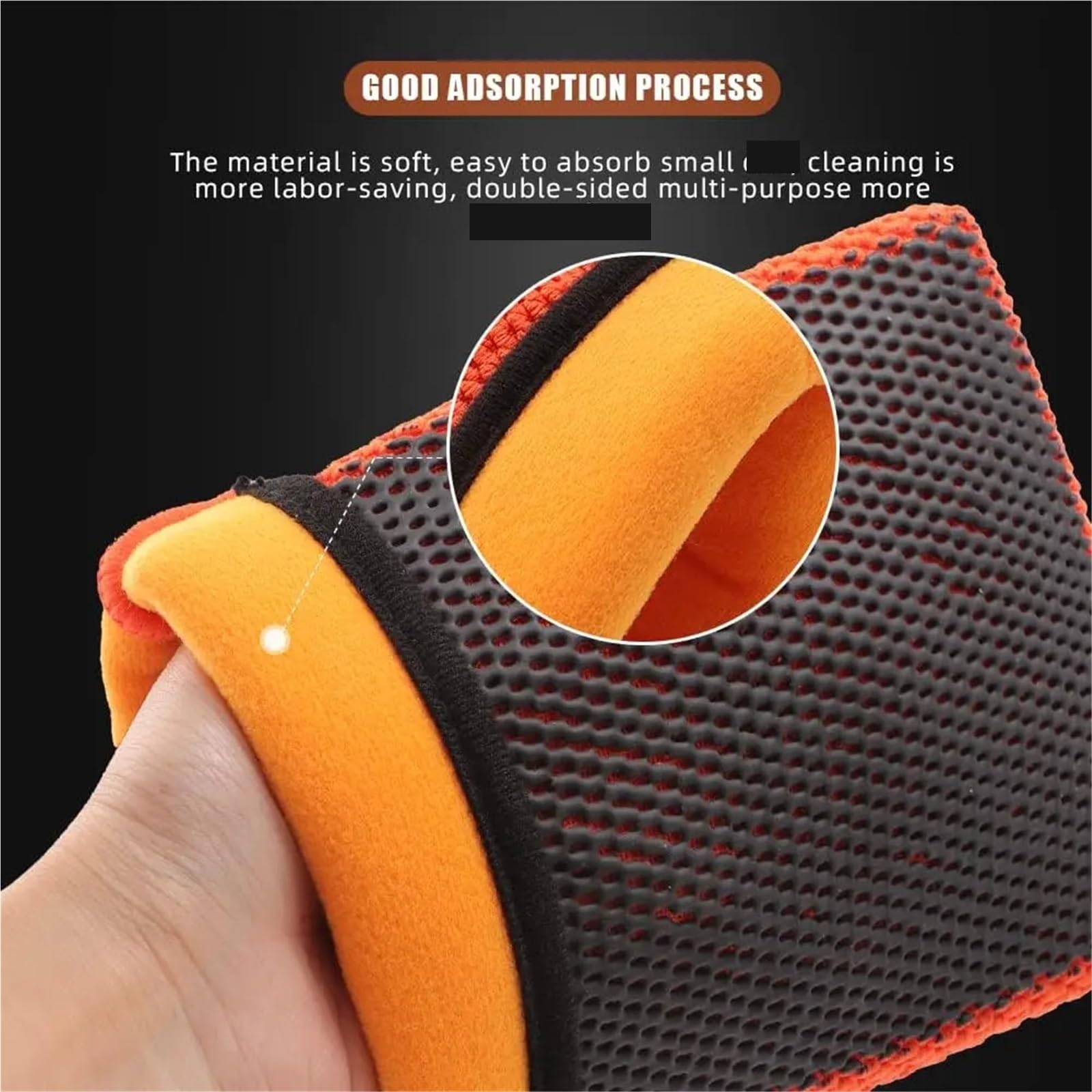Guanti Da Lavaggio In Microfibra Clay Bar Mitt Da 1 Pezzo | Strumenti for la pulizia dell'auto Gomma da cancellare for dettagli asciugamano