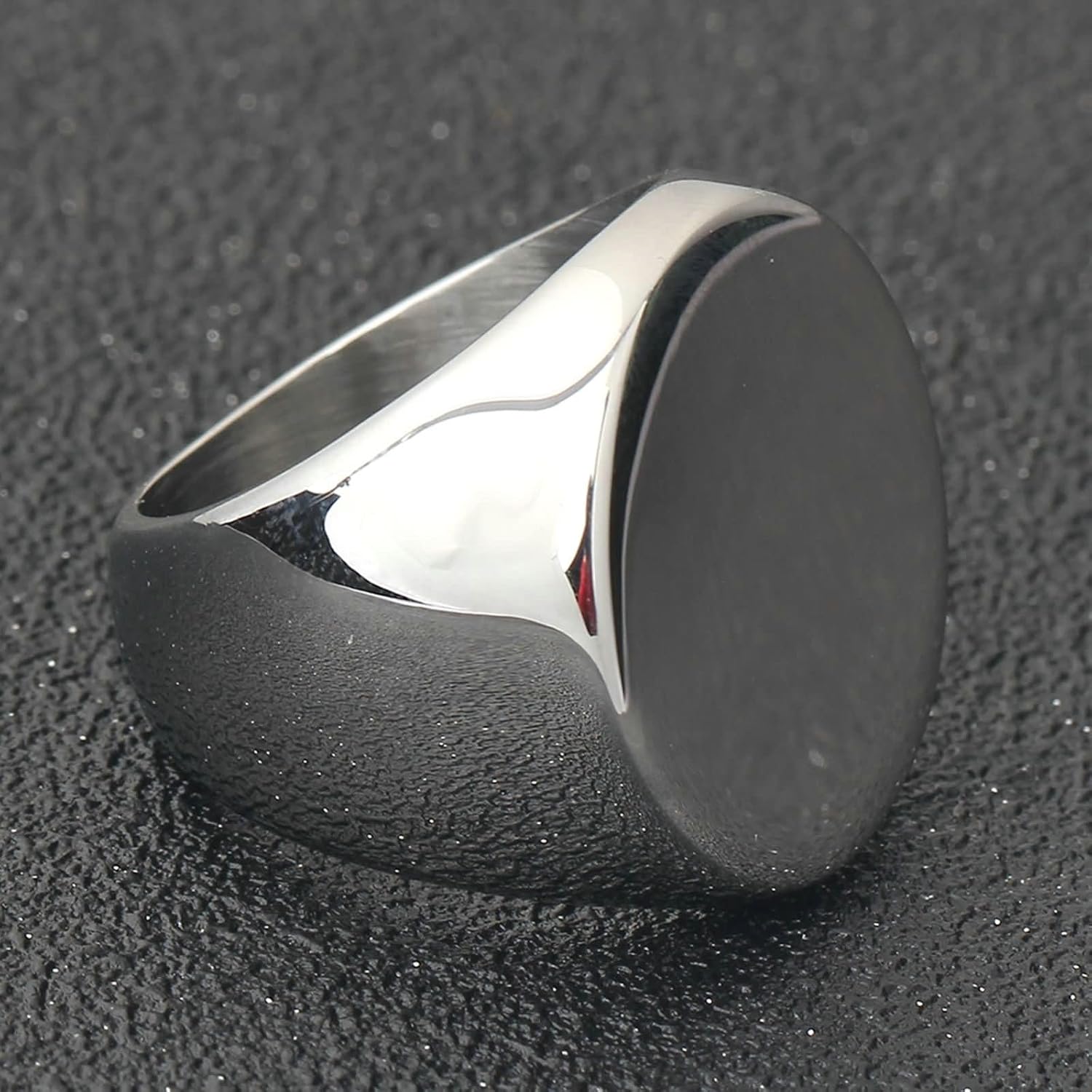 Gualiy メンズバンドリング ステンレススチール、シルバー/ゴールド 結婚指輪 メンズ 快適フィット 22mm 高光沢ラウンドリ