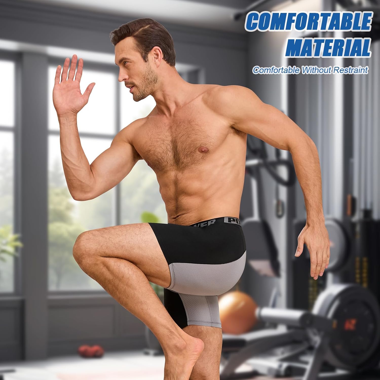 HOOFESAN Men's Multipack Underwear Boxer Briefs Breathable Soft Trunks Underwear For Men - Image 7