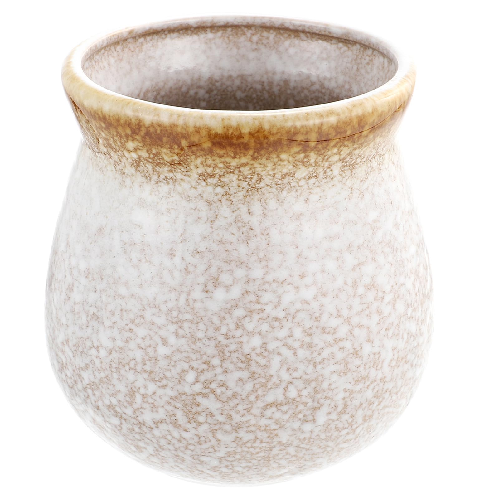 YARNOW Pot en Céramique Style Japonerie pour Rangement Baguettes et Cuillères, Résistant aux Rayures, Facile à Nettoyer, Cuisine Vintage
