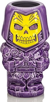 Geeki Tikis Masters of the Universe Skeletor Ceramic Mug | Official Collectible Tiki Cup | Tropical Drinkware For Home Barware Set | Holds 21 Ounces