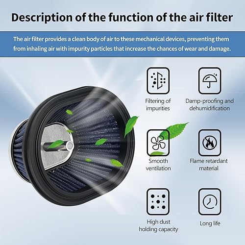 Miniatura 3 de Filtro de aire de motocicleta y filtro de aceite y bujía de repuesto para Yamaha YFM250R Raptor 250 2008-2013 2XJ-14451-00-00 5D3-13440-00-00