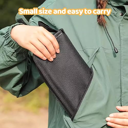 Miniatura 6 de Taburete plegable portátil y silla plegable, silla portátil ligera para adultos, soporta hasta 250 libras, pequeño taburete de campamento para