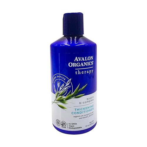 Avalon, Acondicionador Orgánico Engrosador de Cabello con Complejo B Biotin, 14 onzas