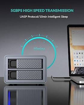 Amazon.com: Yottamaster 2 Bay External Hard Drive Enclosure