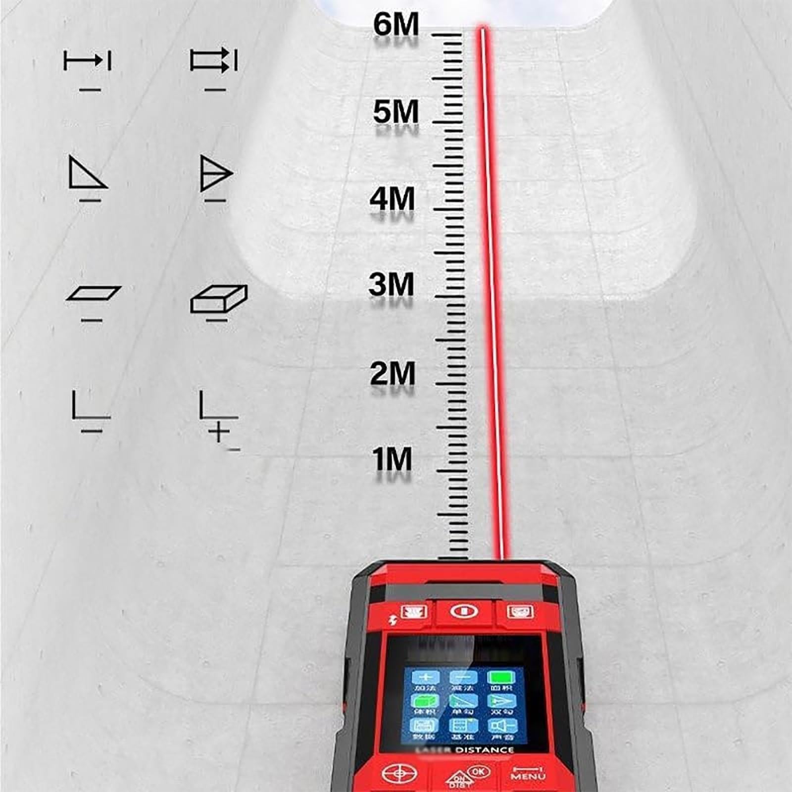 Scanner Mural Multifonction, Détecteur De Montants, Télémètre Inclinomètre