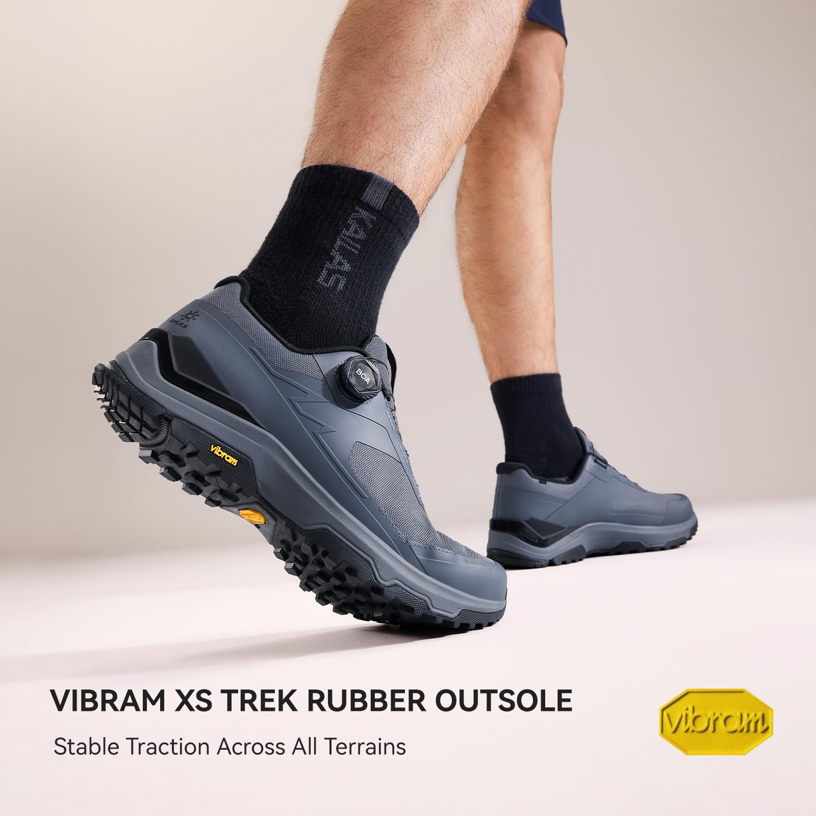 KAILAS Herren Jieshan GTX BOA Wanderschuh, wasserdicht, rutschfest, Trekkingschuhe, V-Sohle, leicht, atmungsaktiv, Outdoor-Schuhe