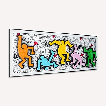 Display Wallboard for Lego 31216 Keith Haring Model Not Included Wall Mount for 31216 Collector's Model Space Saving Creative Home Decoration