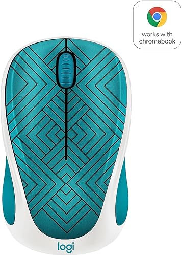 Miniatura 4 de Logitech Design Collection 910-005838 ratón óptico inalámbrico, color verde azulado