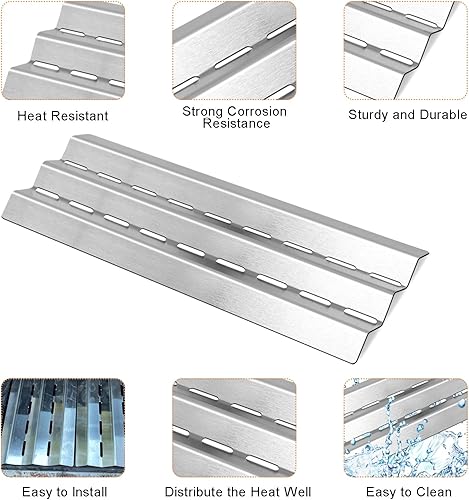 Miniatura 6 de Placa de calor de repuesto para carpa Huntington, Broil-Mate, Sterling, Master Forge, Perfect Flame, GrillPro, modelos de parrilla de gas Lowes,