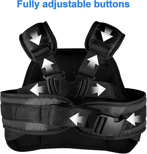 Miniatura 3 de Arnés ajustable, evita que los pasajeros se caigan por ATV, moto de nieve, gris