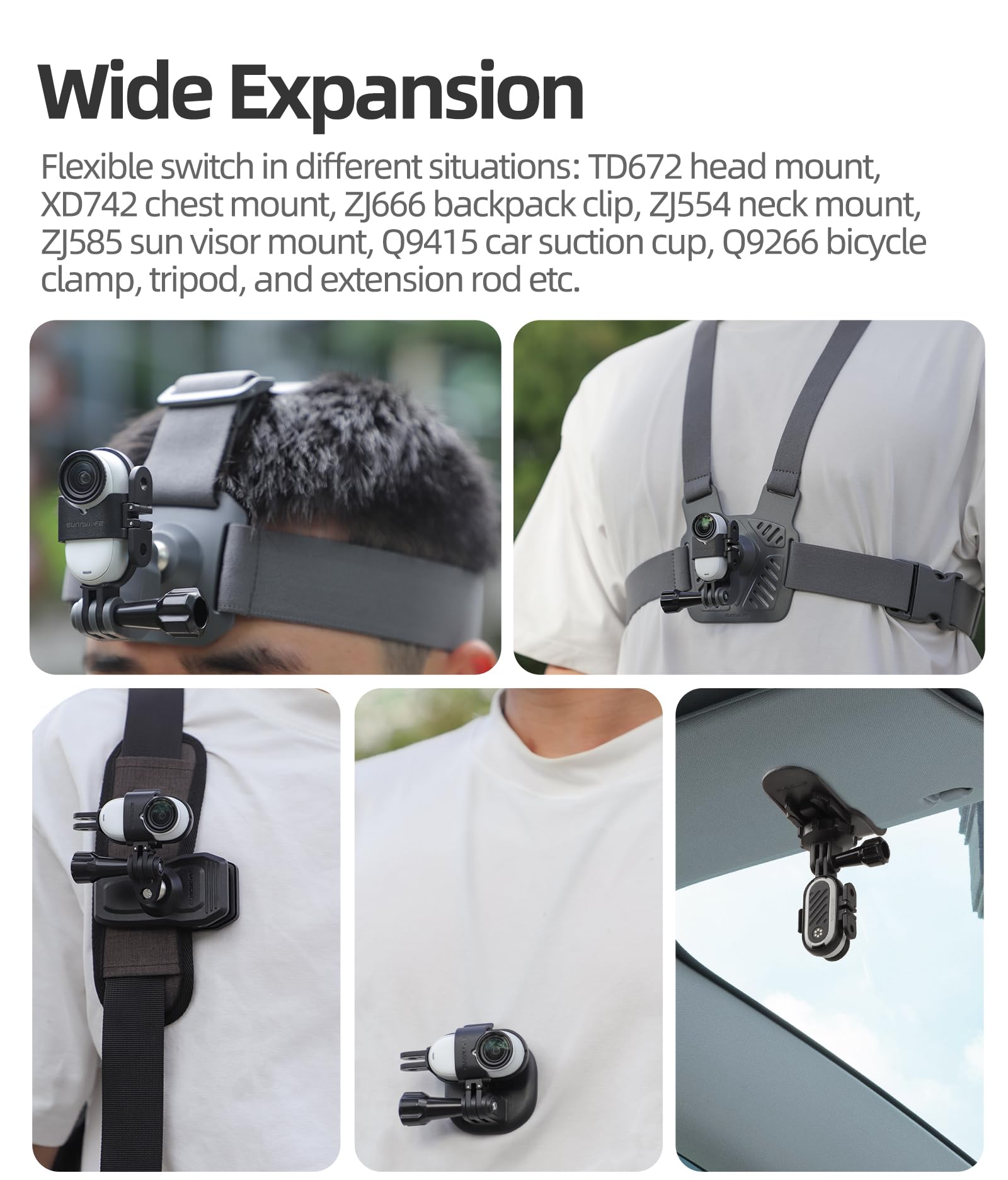 Connettore di Estensione Pieghevole per Insta360 GO 3S/ GO 3 Supporto di Protezione per Fotocamere d'Azione Supporto Adattatore Accessorio