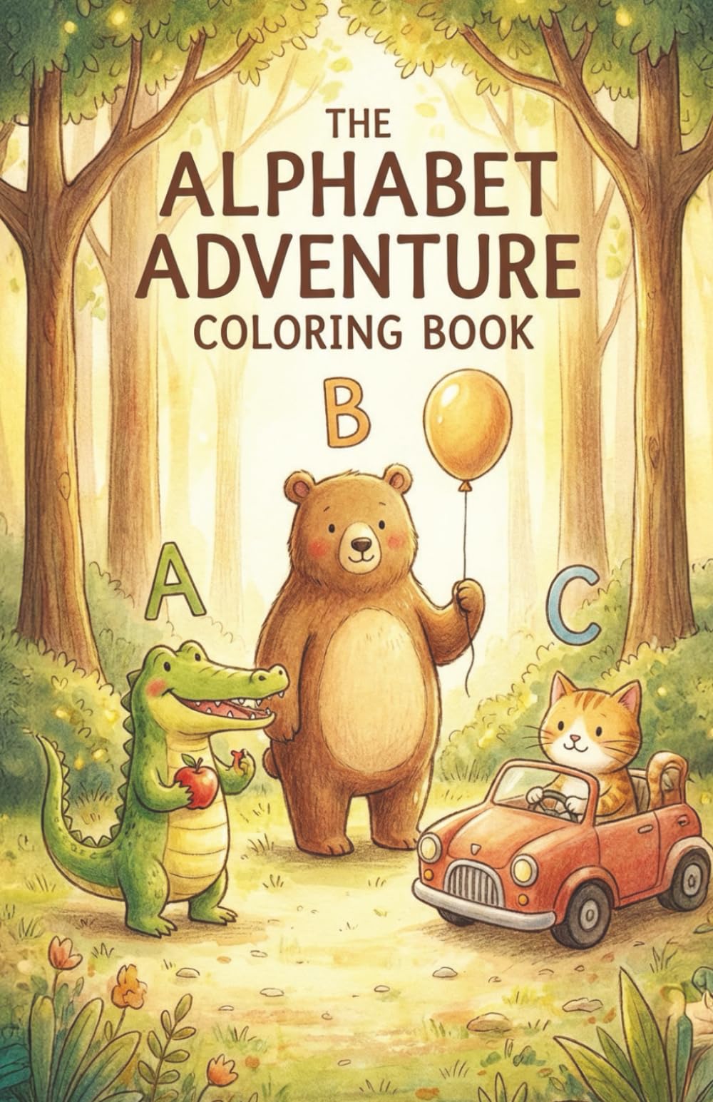 ABC - Coloring Book: The Alphabet Adventure