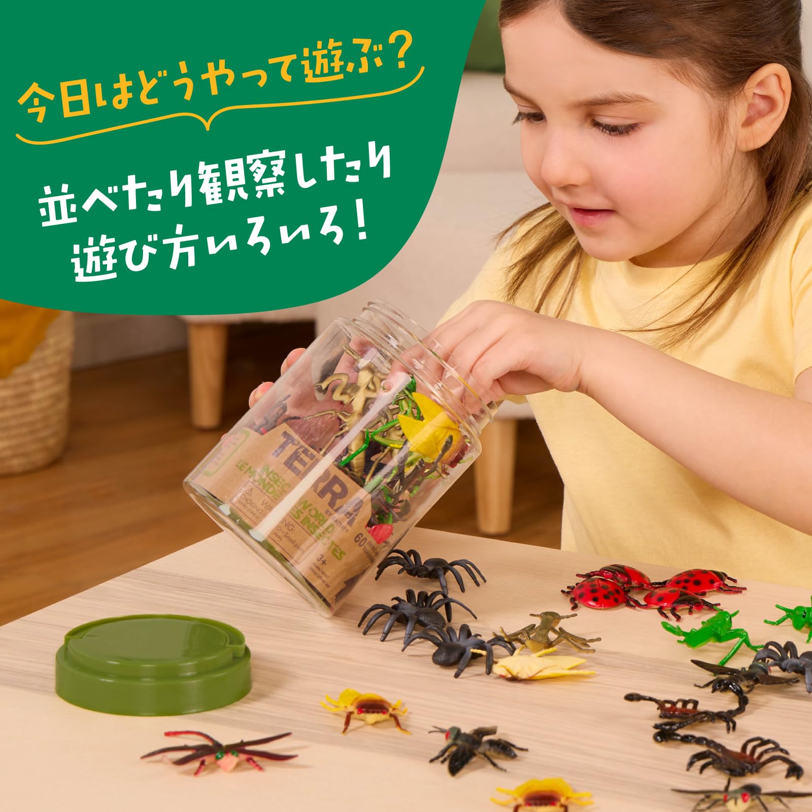 Amazon | Terra 昆虫フィギュア インセクトワールド アソート 12種60体