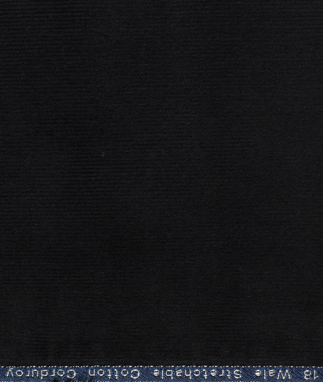 Arvind Men's Cotton Corduroy 1.50 Meter Unstitched Corduroy Trouser Fabric (Black) 2