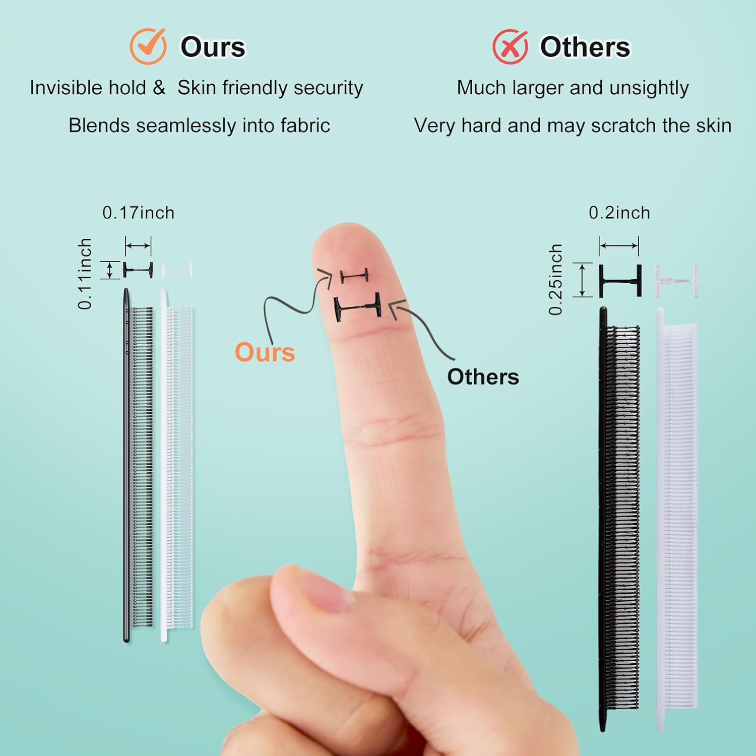 YALLMISYWELL Mini Stitch Gun for Clothes, Quick Clothing Fixer, Micro Tagging Gun for Clothing, Sewing Kit Includes 6000 Pcs Micro Fasteners, 2 Micro Needles, 1 Handheld Quick Stitch Sewing Gun - Image 4