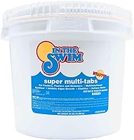 Vista 9 de In The Swim Paquete de cloro y shock para desinfectar piscinas – Incluye cubo de 9 libras de tabletas multifuncionales 5-en-1 y 6 bolsas de 1 libra