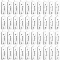 Vista 10 de Cerraduras de cierre de ventana, piezas de ventana y herrajes, pestillo inclinable, construcción de plástico, con resorte, espacio entre agujeros