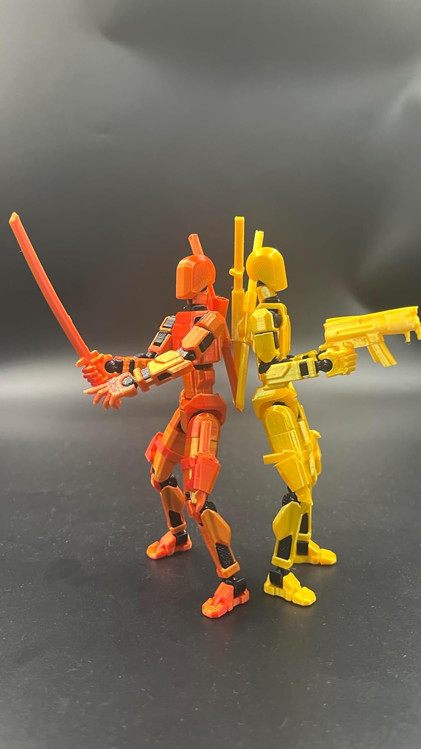 PEKOIU T13 Action Figure Set (Assembly Completed), 3D Printed MultiJointed, Titan