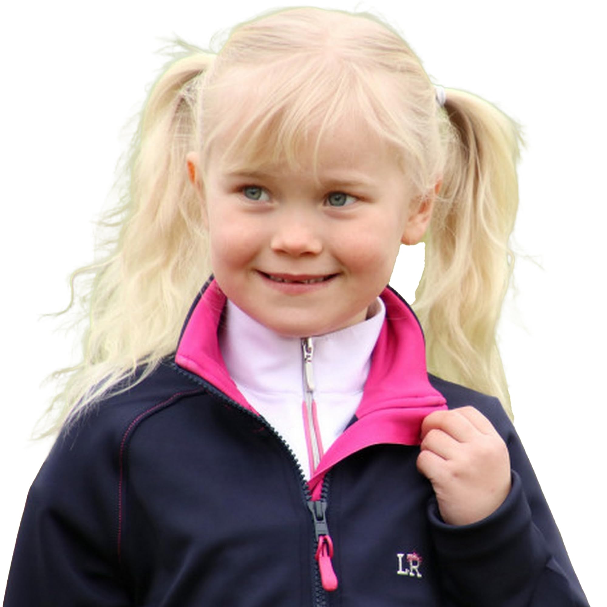 Little Rider Veste softshell SUE Enfant 5-6 ans Bleu marine Rose