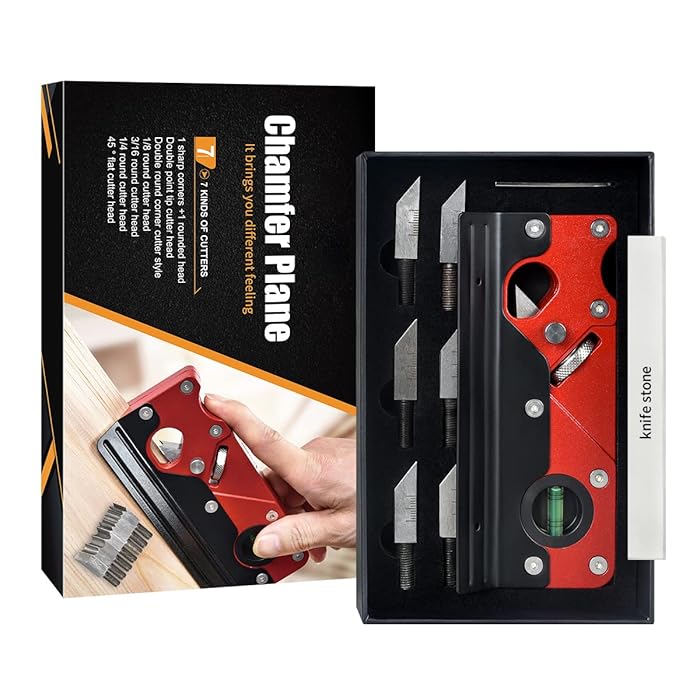 Buy Chamfer Plane with Backer Woodworking Hand Planer for Quick Edge