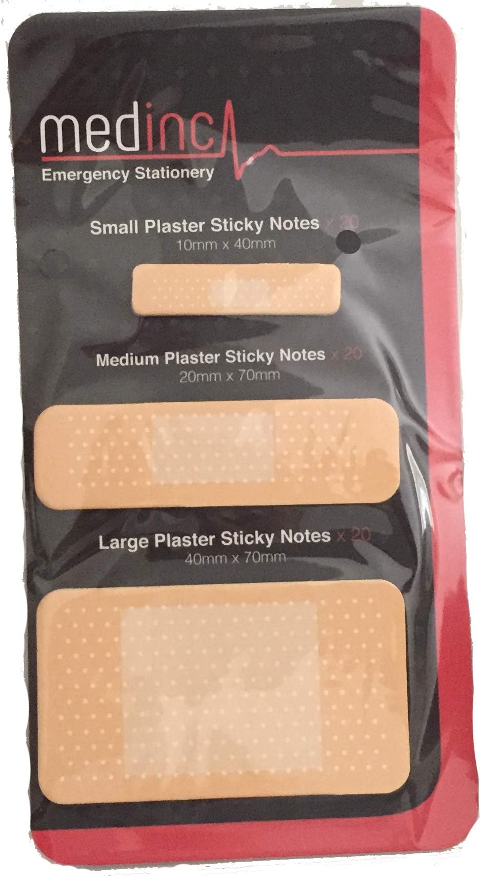 Sticky Plaster Memo Notepad Sticky Bandage Self Stick Notes Novelty Stationary for Student Nurse or Medical Student Sticky Note Notepads
