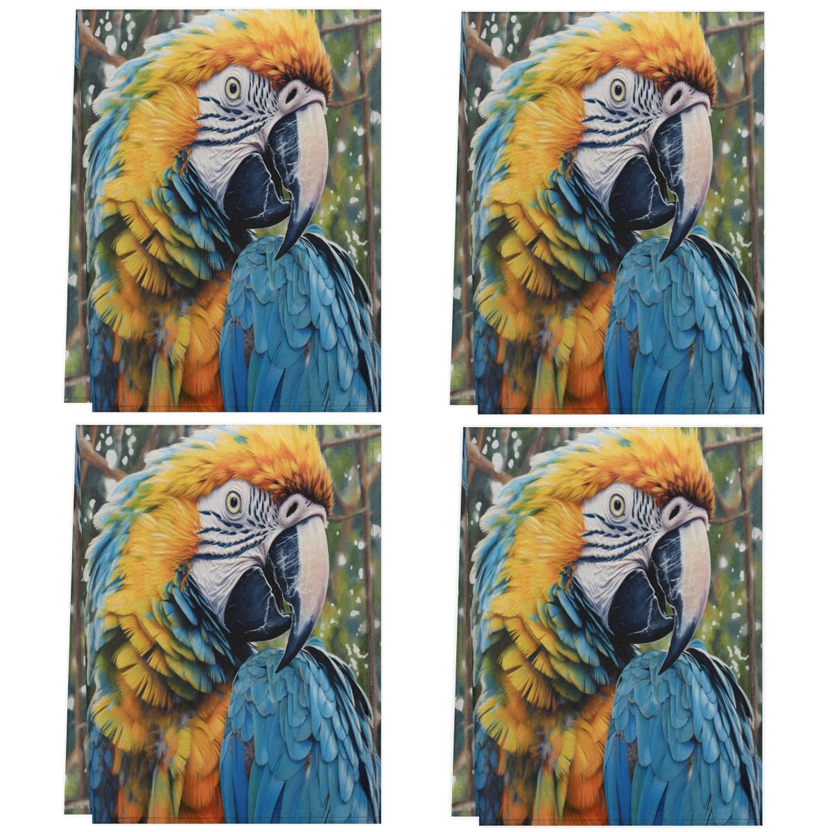 Asciugamani da bagno con uccellini rossi cardinali, 40,6 x 71,1 cm