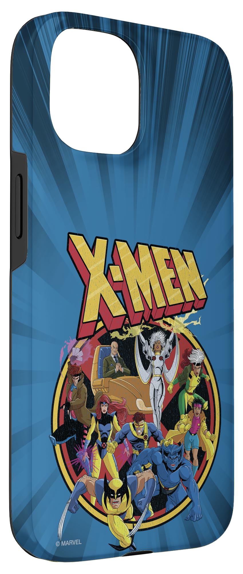 Custodia per iPhone 15 Marvel X-Men - Serie animata retrò anni '90