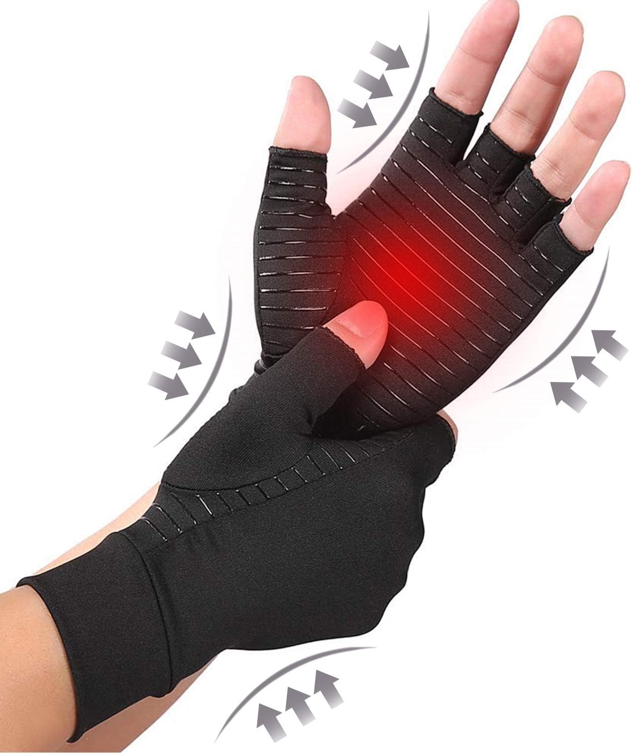 Copper Arthritis Compression Gloves ,Pain Relief for Arthritis, Carpal Tunnel