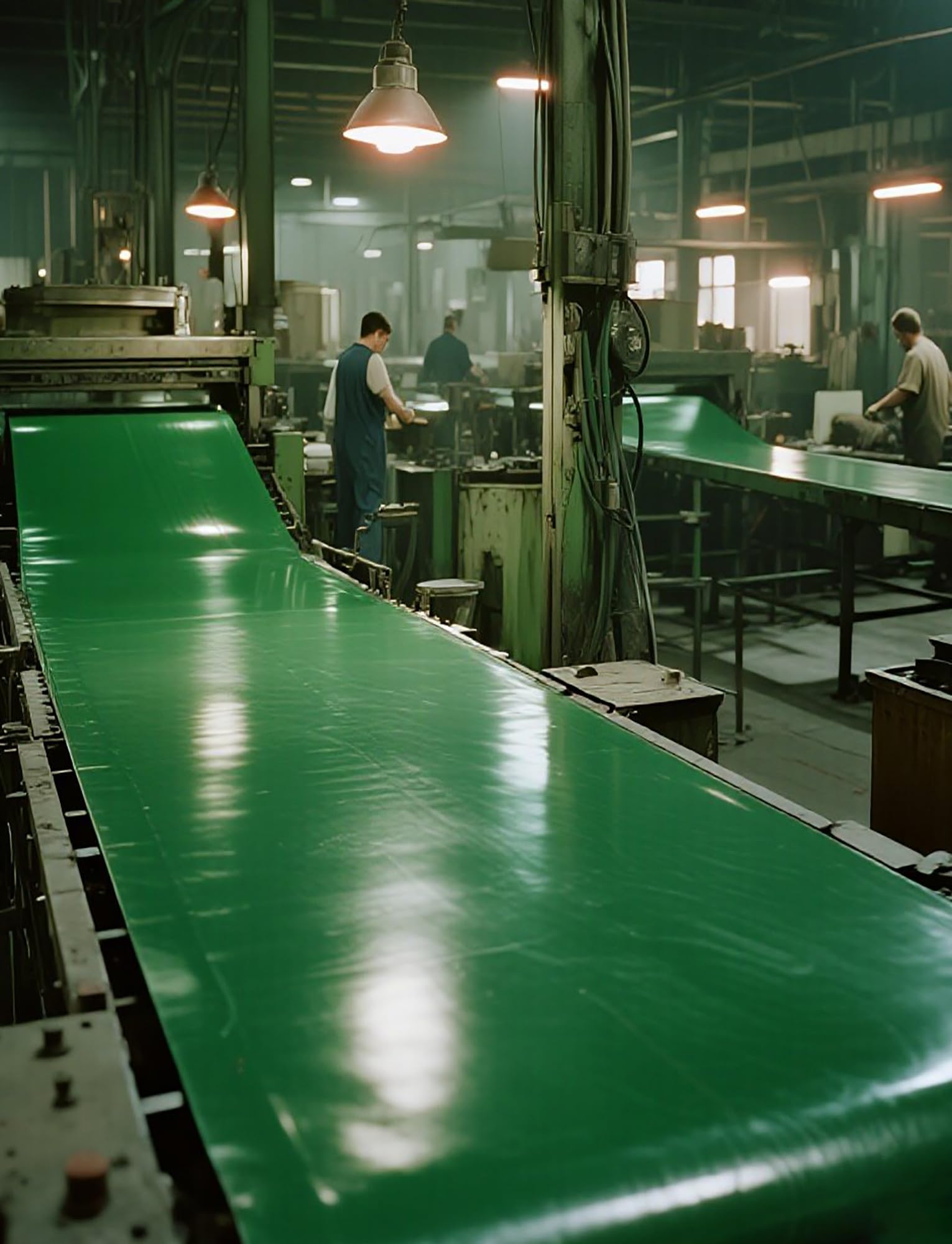 Industrielles Förderband für effiziente kommerzielle Produktion, langlebiges PVC-Material für reibungslose Übertragung