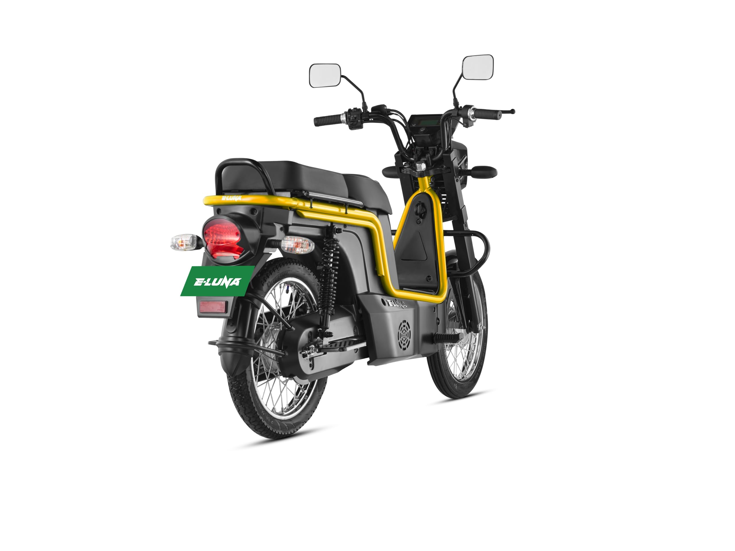 E-Luna X2 by Kinetic Green Electric Scooter - 110 km Range in one Charge -  Top Speed 50 kmph - (with PortableCharger), Color_Pearl Yellow : Amazon.in:  Car & Motorbike