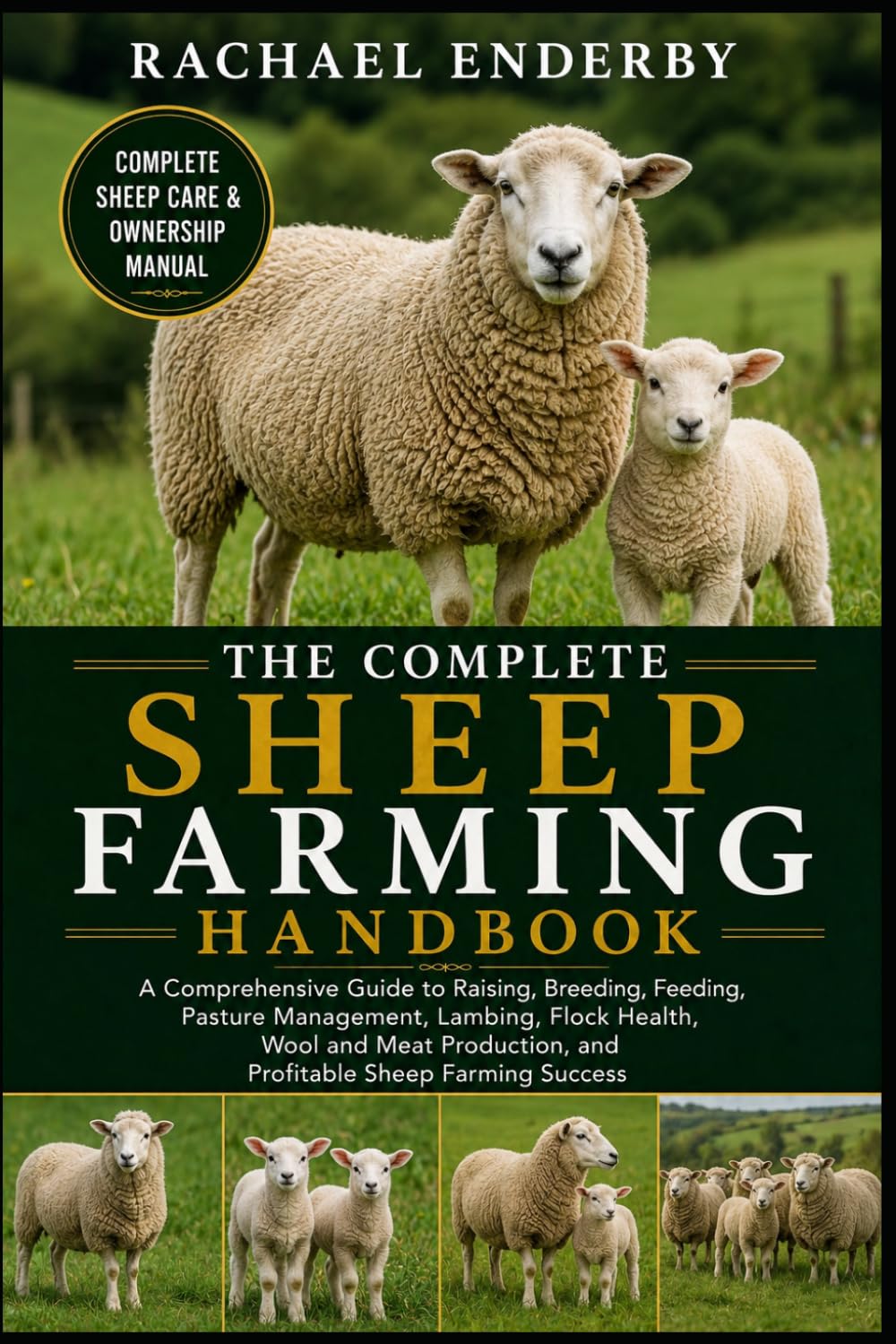 THE COMPLETE SHEEP FARMING HANDBOOK: A Comprehensive Guide to Raising, Breeding, Feeding, Pasture Management, Lambing, Flock Health, Wool and Meat Production, and Profitable Sheep Farming Success