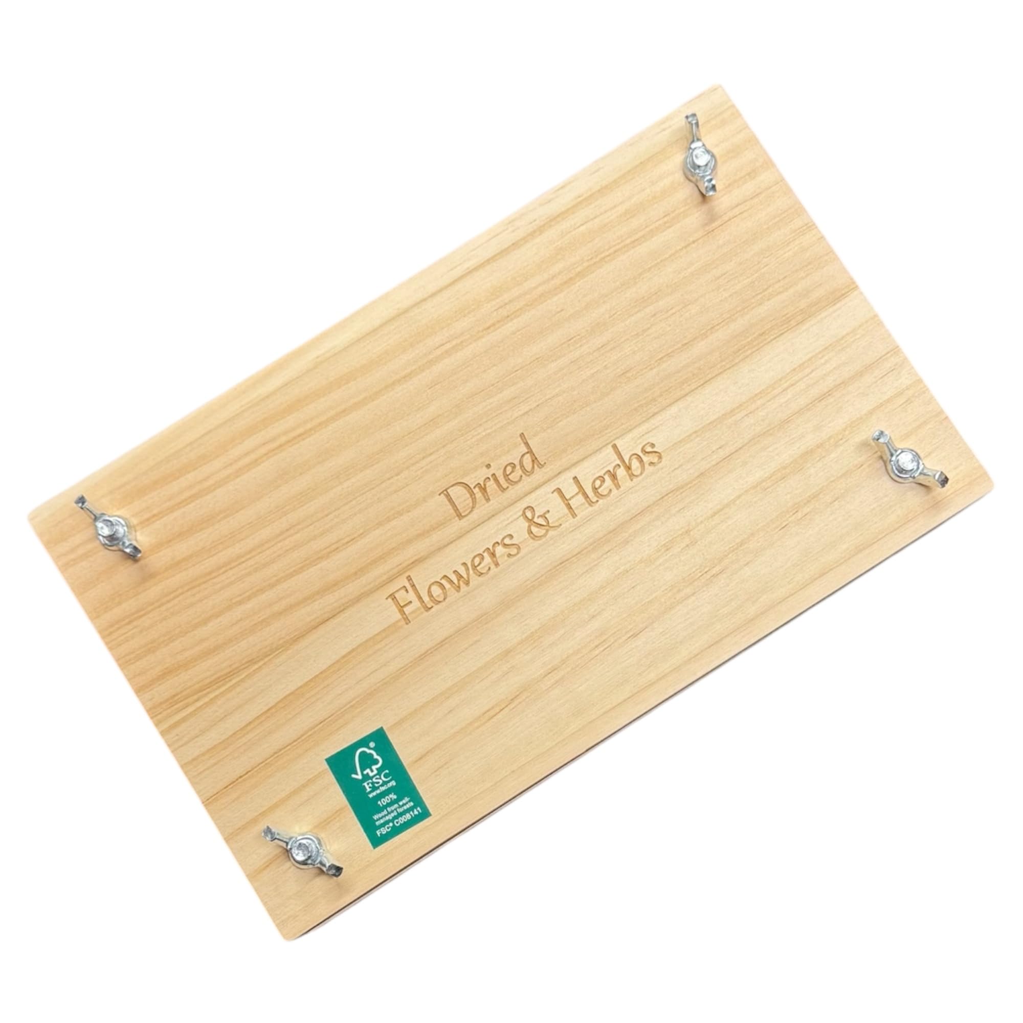 CKB LTD Kit de prensa de flores - Prensa de madera para manualidades y artesanías DIY para adultos, niños, creadores amantes de la naturaleza, prensa para flores, hojas y hierbas en flor, regalo 14.1