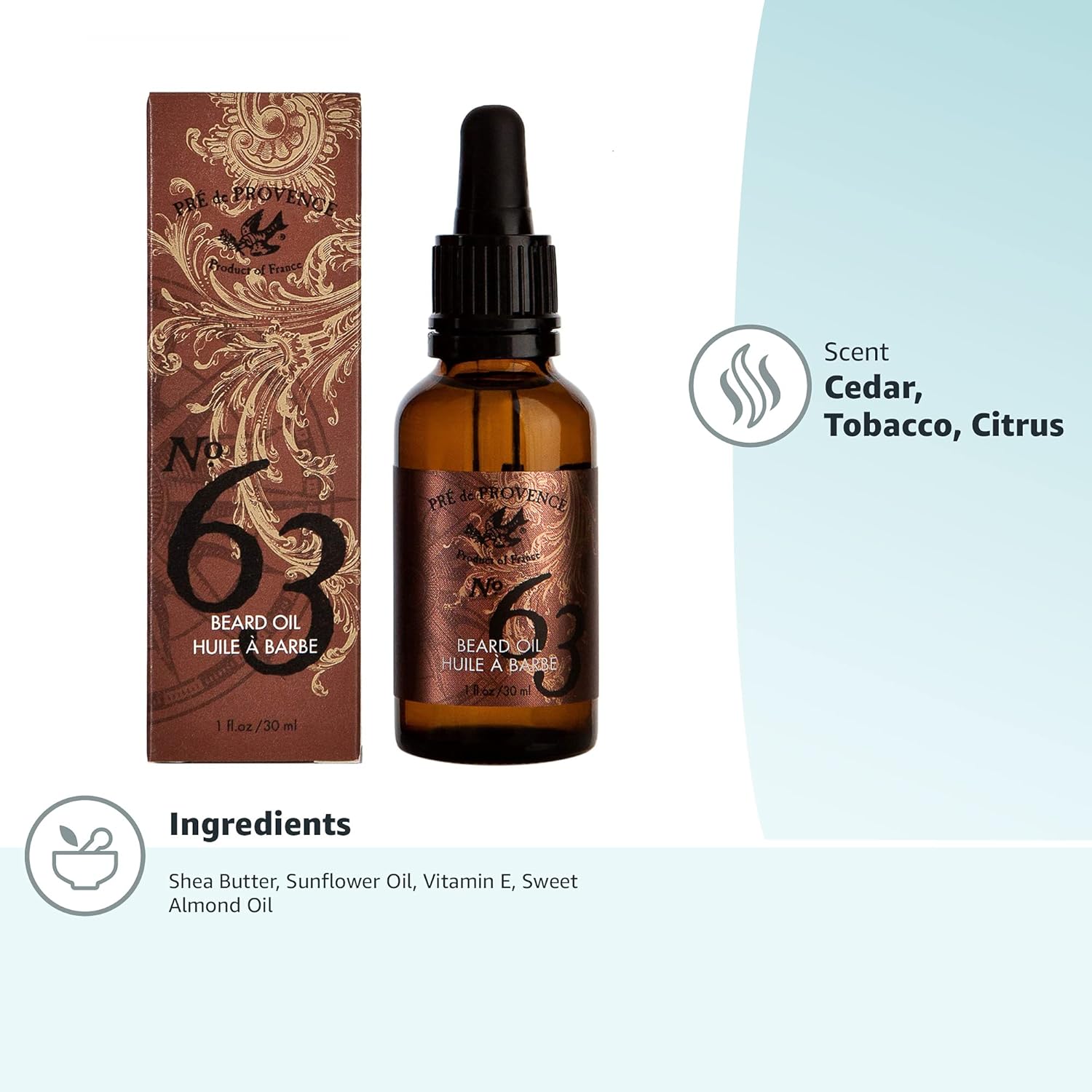Pre de Provence No.63 Men's Collection, Beard Oil - Image 16