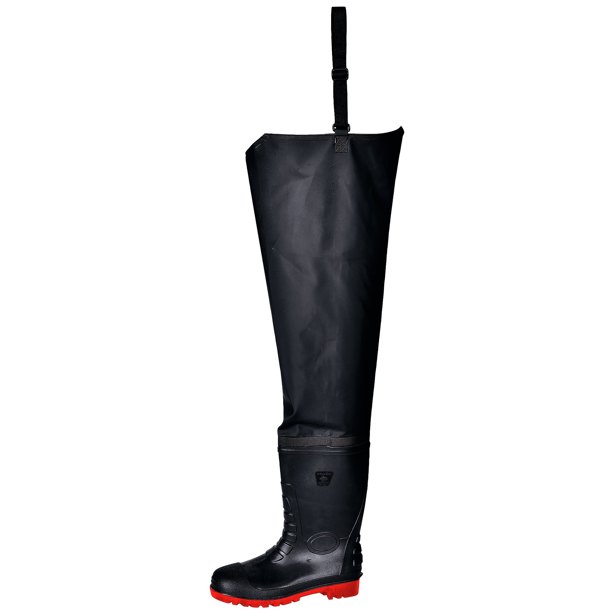 Portwest FW71 Stivali Di Sicurezza S5 Stivali Di Gomma Da Lavoro, Unisex - Adulto, Src, Nero (Nero Bkgr), 42 Eu (8 Uk) - 4