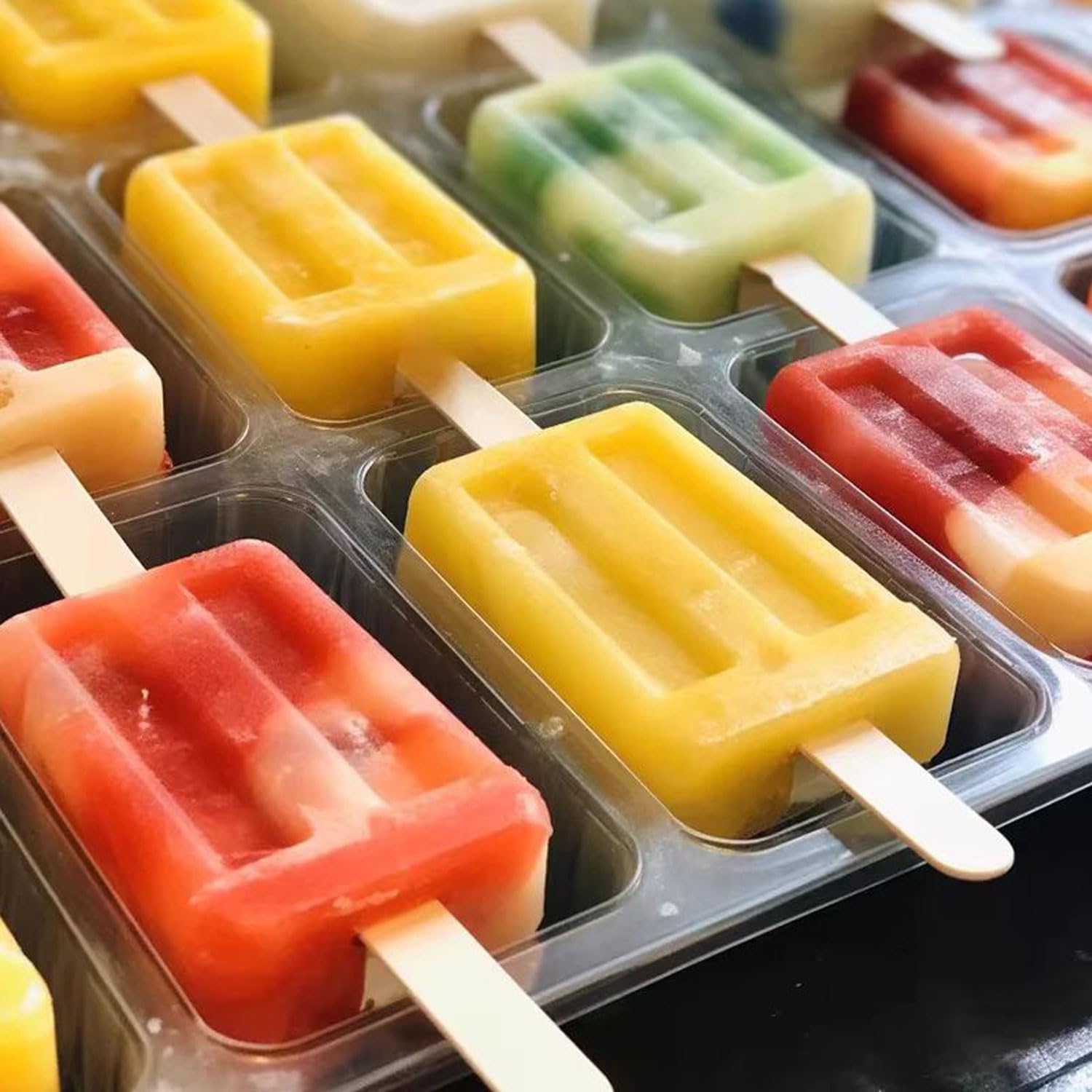 1200 Pcs Craft Sticks Ice Cream Sticks, Borogo 6" x 3/4" Sticks Natural Wood Popsicle Craft Sticks Treat Sticks Ice Pop Sticks for DIY Crafts