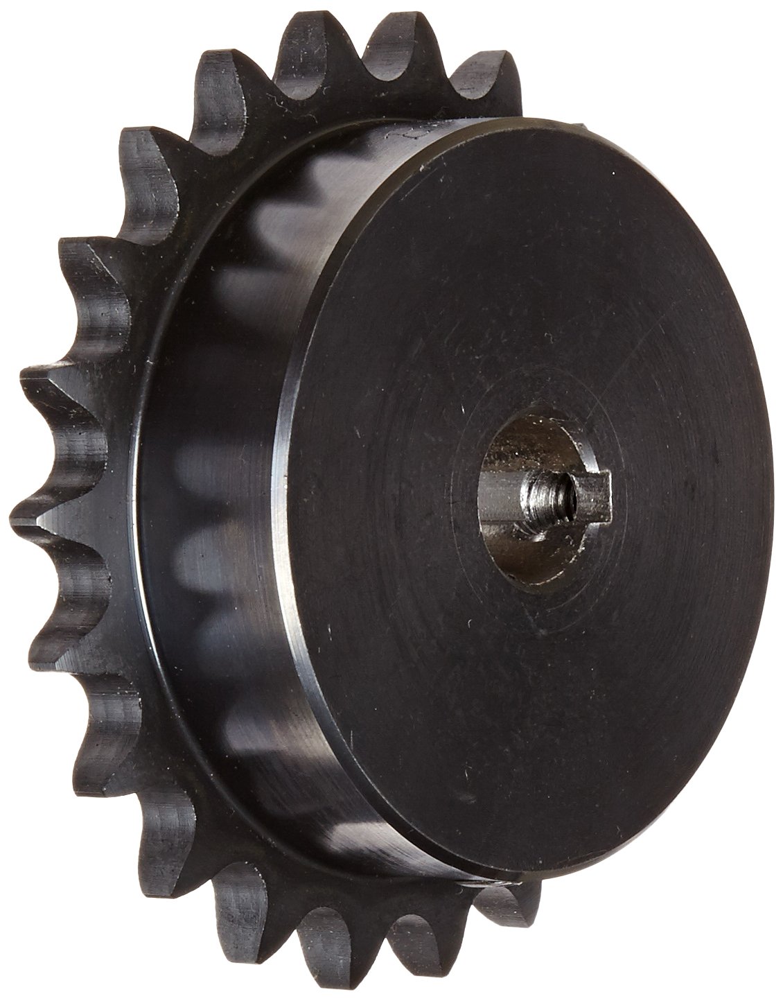 Browning H4022X5/8 Finished Bore Roller Chain Sprocket, Single Strand, Steel, Hardened Teeth, 22 Teeth