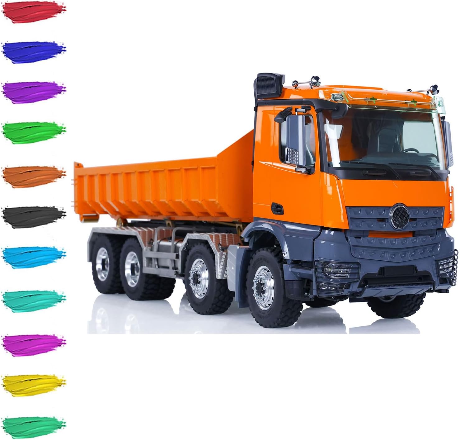 TOUCAN RC HOBBY LESU 1/14 8 * 8 Hydraulic RC Dumper Truck Roll On/Off Tipper Model