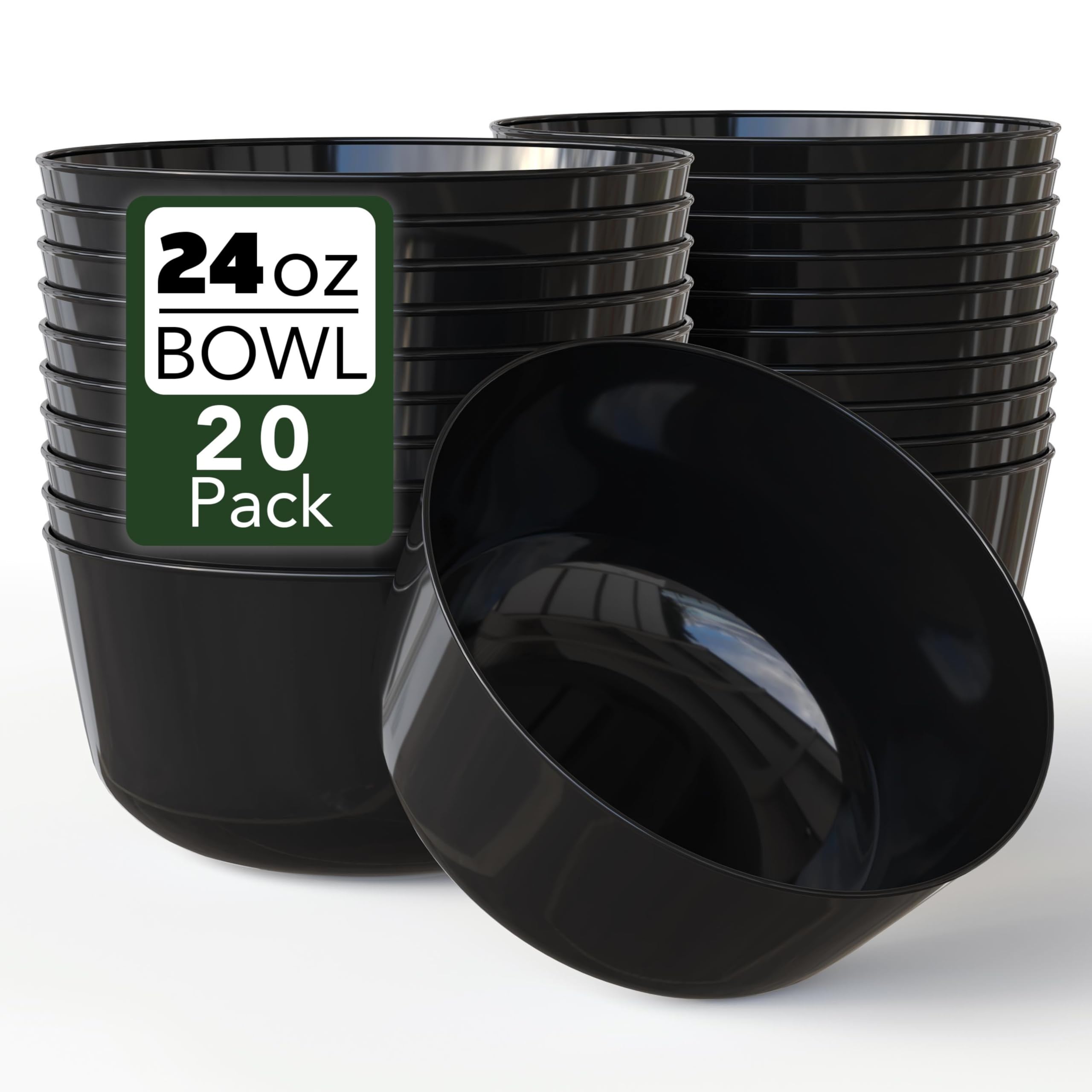 Trendables 24oz Disposable Bowls - Elegant Serving -13
