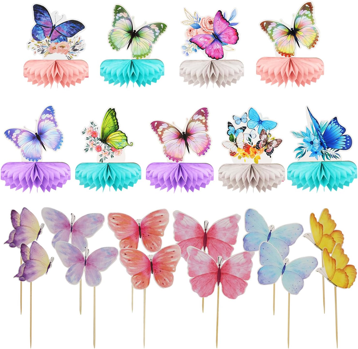 Aohcae Butterfly Table Decor
