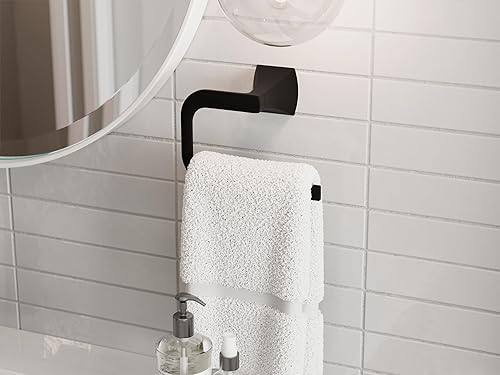 Miniatura 10 de Pfister Bruxie BRHBIE0BG - Gancho para toallas de baño, montaje en pared, atornillado, acabado dorado cepillado, BRHBIE0BG