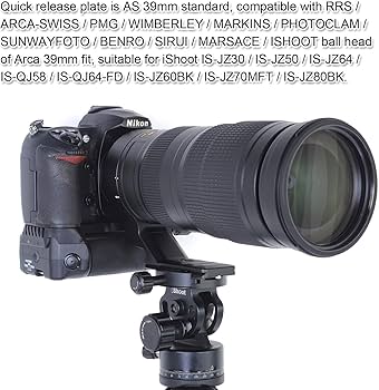 Amazon | リング式三脚座, ニコンNikon AF-S 200-500mm F5.6E ED VR