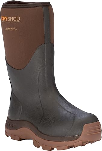 Vista 5 de Dryshod Botas de granja de trabajo duro para hombre haymaker - marrón HAY-MM-BR