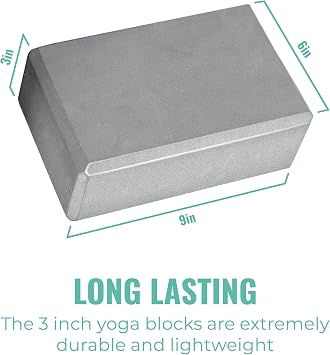 3in Foam Bulk Yoga Blocks, 10 Pack