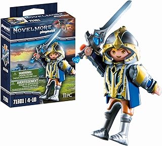 Playmobil 71301 Novelmore Knights - Arwynn with Invincibus, castle, knights, toy knights, knight rider, medieval, armour, knights playset for Children Ages 4+