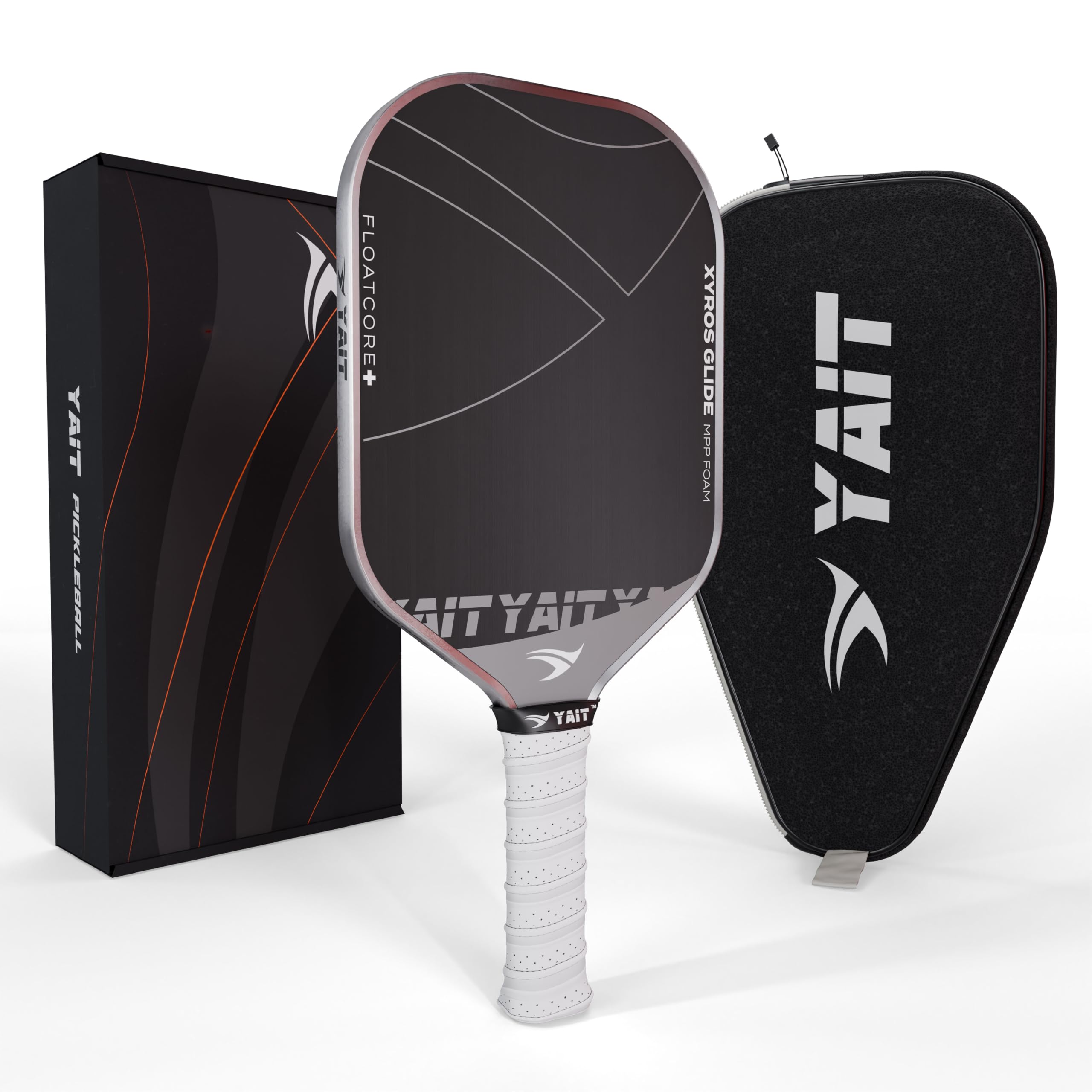 Xyros Glide Professional Pickleball MPP Foam Paddle | 16mm | Float Core+ Tech | Dual Foam Wall | Thermoformed Pickle Ball Racket | Japanese Toray T700 Carbon Fiber | USAPA Standards | Cover Bag-image-24