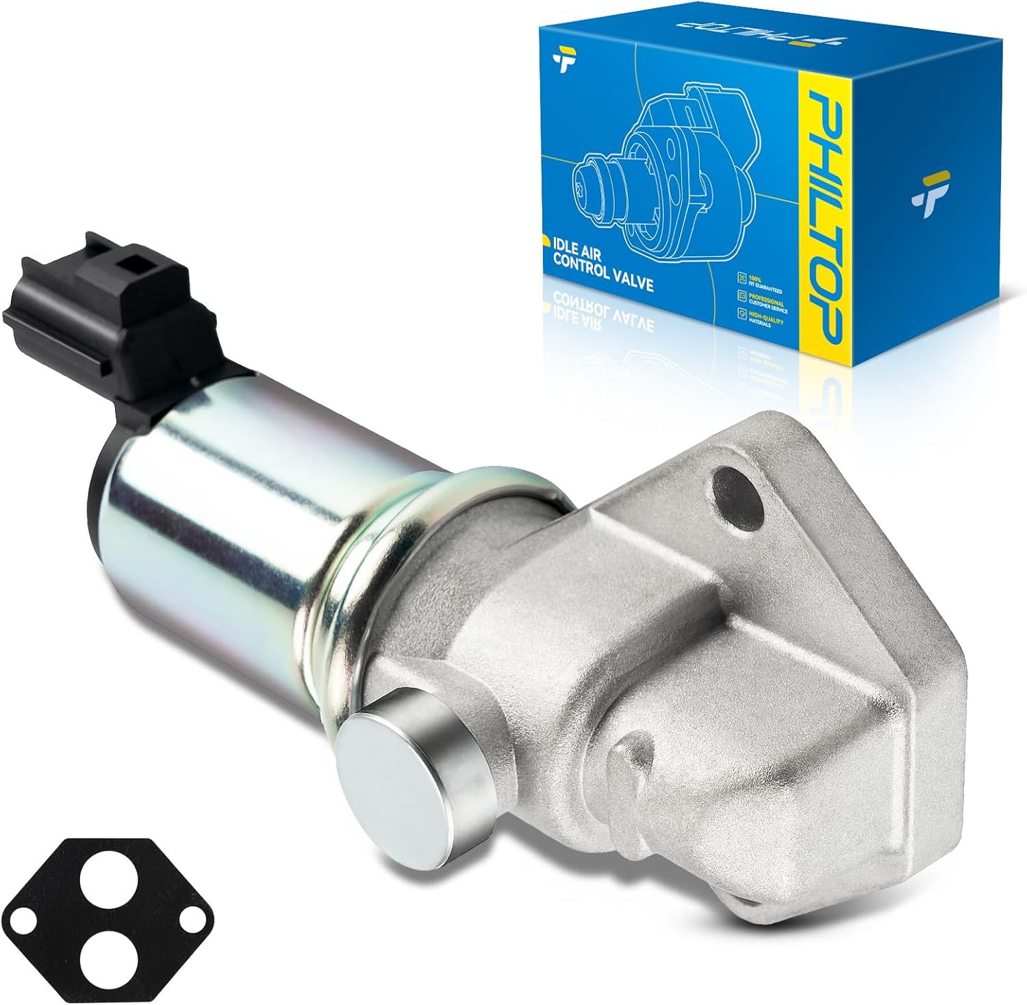 PHILTOP AC158 Idle Air Control Valve for Ford F150 1997-2002, Ranger 1999-2003 3.0L,Explorer 1996-2001 5.0L,Taurus Sable 1997-1999, Expedition 1998-2000 4.6L, F250 1997-1999,Mountaineer 1997-2001