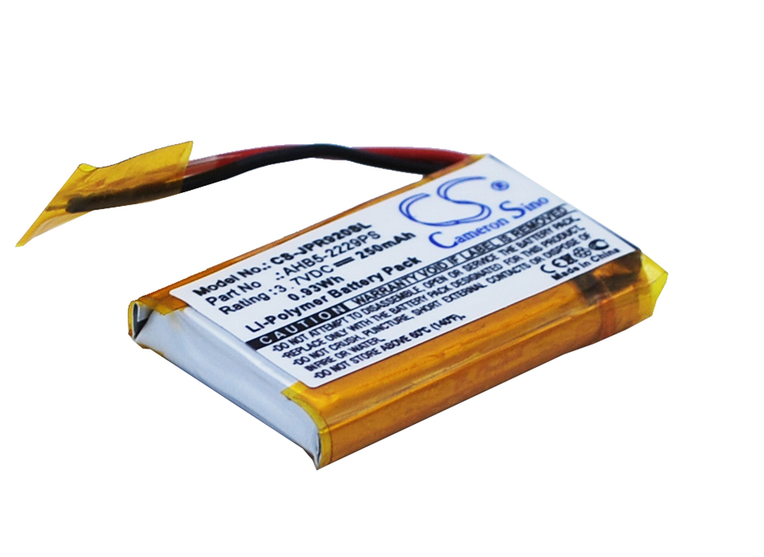 FITHOOD Battery Replacement for JABRA Pro 900, Pro 920, Pro 923, Pro 930, Pro 935 Part NO AHB5-2229PS