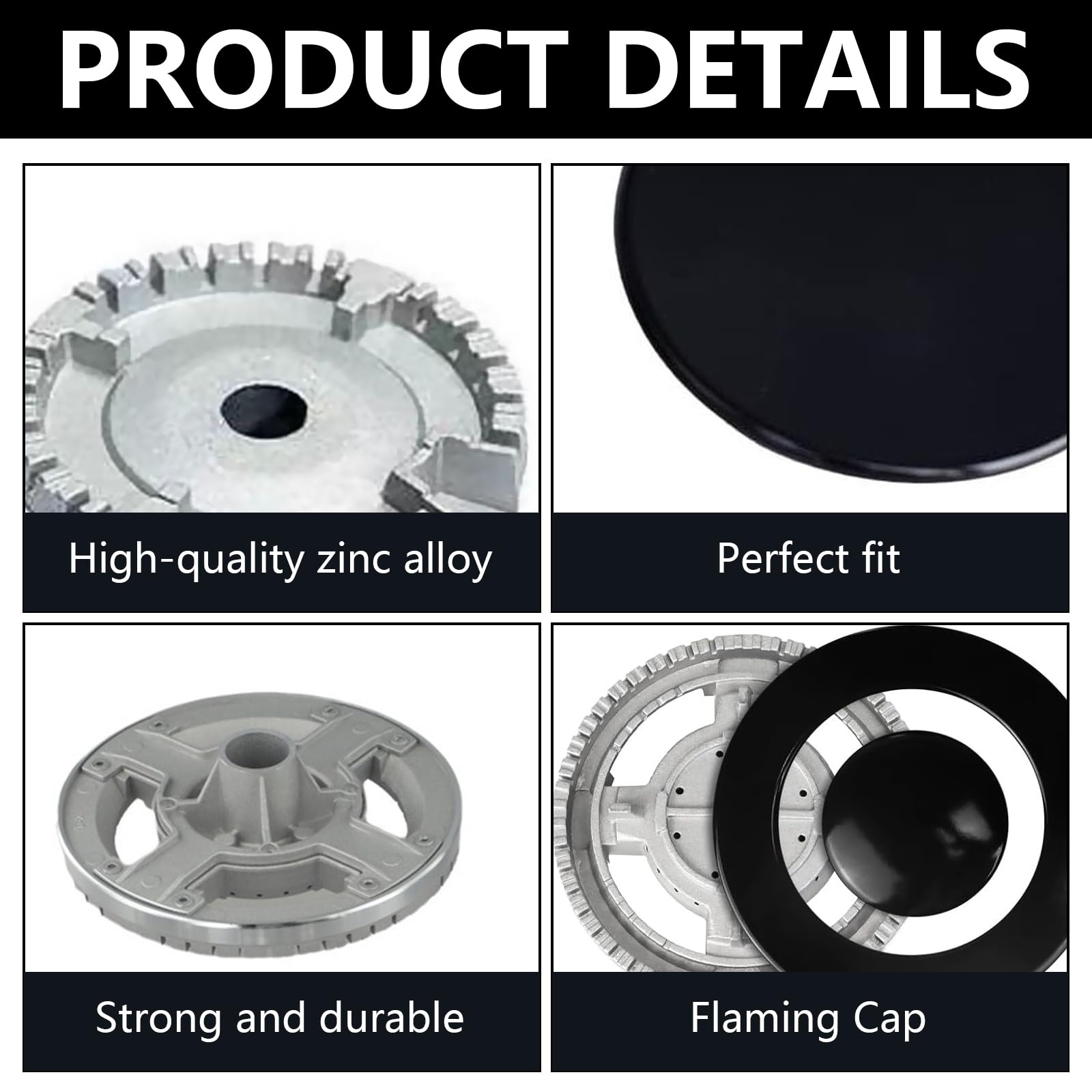 Kit Bruciatori Gas Brunciatori E Spartifiamma 5 Fuochi GLEM GAS - Compatibile Con Ariston, Indesit, Hotpoint E Altre Marche Bruciatori 5 Fuochi - Foto 9