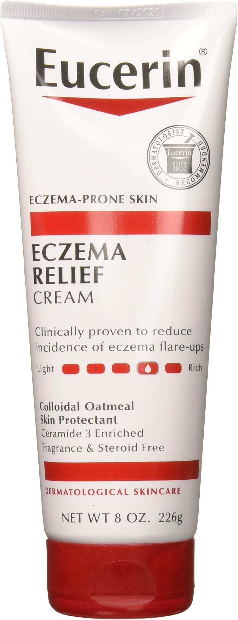EucerinCreme Eczema Relief 8 Ounce Tube (236ml) (2 Pack)